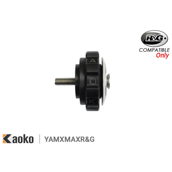 Kaoko Kaoko Throttle Stabilizer for Yamaha XMAX 300 '17- (with R&G Bar End Sliders fitted)